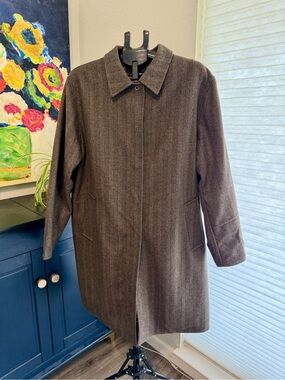 Ramosport Reversible Wool Herringbone Water Resistant Coat XL